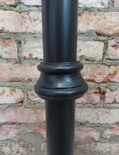 Słupek chodnikowy ozdobny | metalowy, kula, retro, miejski, parkingowy